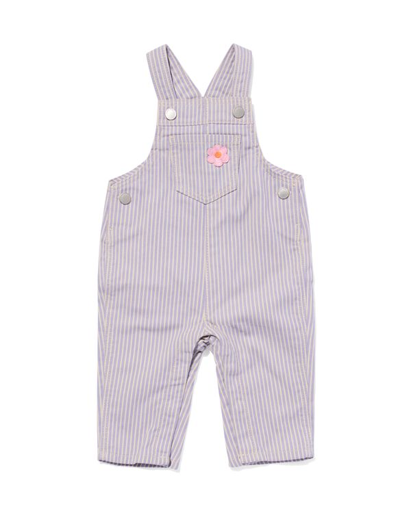 babytuinbroek strepen paars paars - 33078960PURPLE - HEMA
