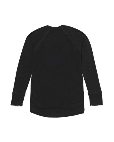 kinder thermo t-shirt zwart 122/128 - 19309213 - HEMA