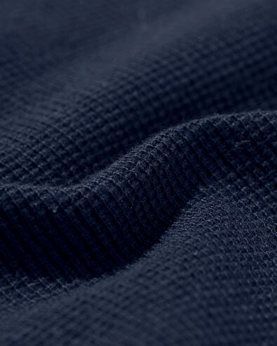 kinder t-shirt wafel blauw 146/152 - 30779861 - HEMA