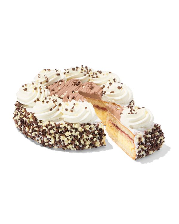 slagroomtaart chocolade 8 p. - 6330131 - HEMA