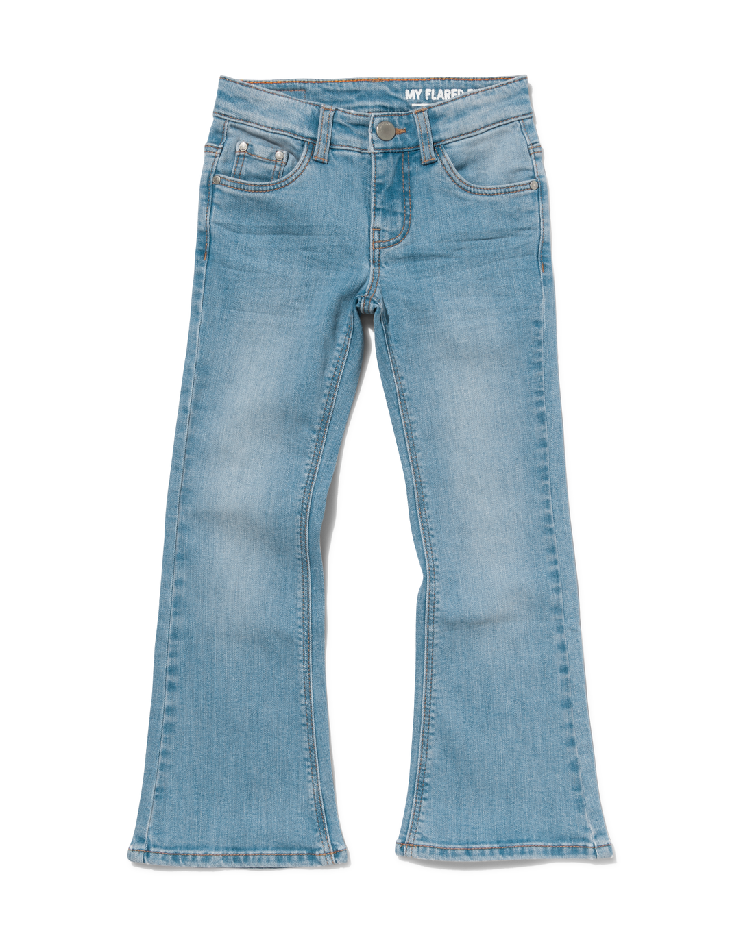 HEMA Kinder Jeans Flared Lichtblauw (lichtblauw)