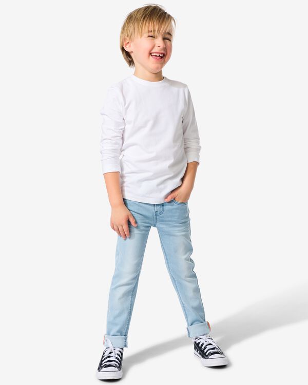 kinder skinny jogdenim lichtblauw lichtblauw - 1000030818 - HEMA