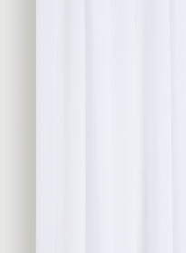 gordijnstof voile basic wit wit - 1000015730 - HEMA