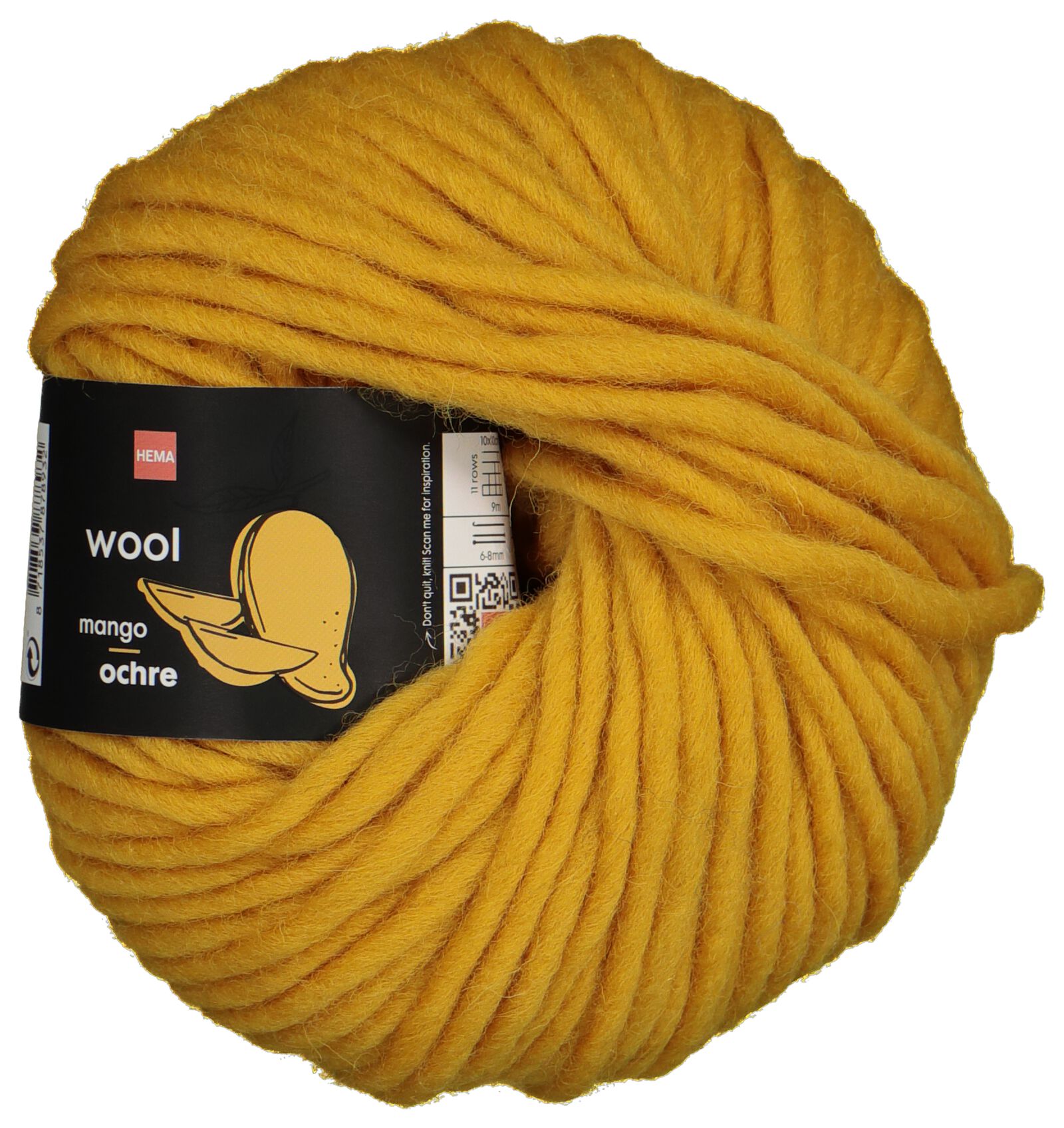 garen wol 50gram okergeel okergeel - 1000029311 - HEMA