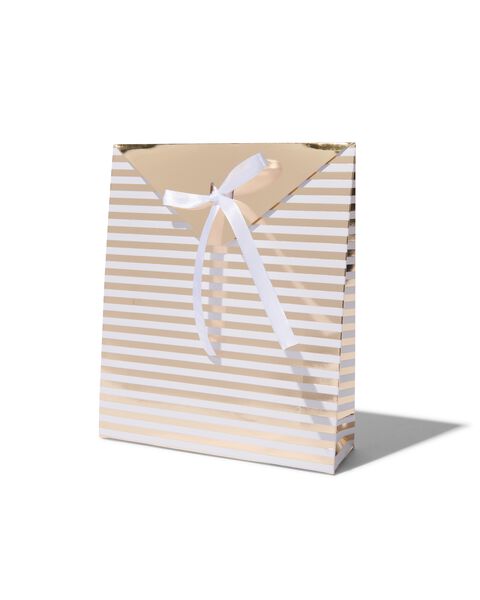envelop cadeautasjes karton 20.5x18x5 strepen - 2 stuks - 14700594 - HEMA