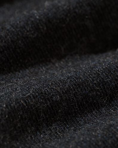 heren sokken met wol - 2 paar zwart 43/46 - 4130812 - HEMA