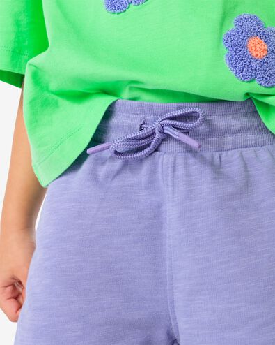 kinder sweatshort paars paars - 30856743PURPLE - HEMA