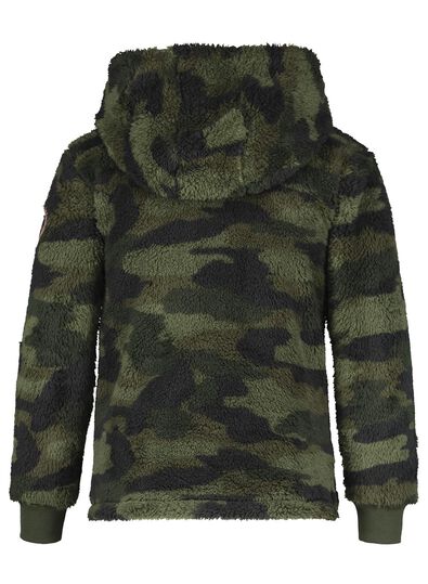 kinder capuchonsweater groen - 1000016684 - HEMA