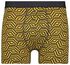 3-pak herenboxers lang katoen stretch - grafisch geel geel - 1000021930 - HEMA