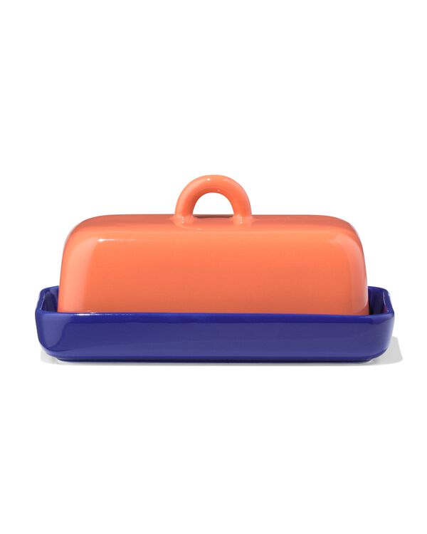 botervloot Tafelgenoten new bone terra+blauw  - 9650121 - HEMA