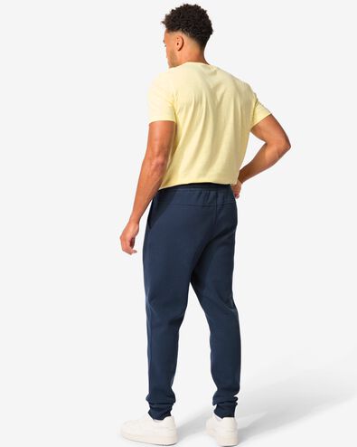 heren sweatbroek donkerblauw donkerblauw - 1000030212 - HEMA