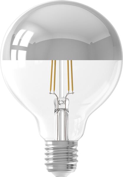LED lamp 4W - 280 lm - globe - kopspiegel zilver - 20020061 - HEMA
