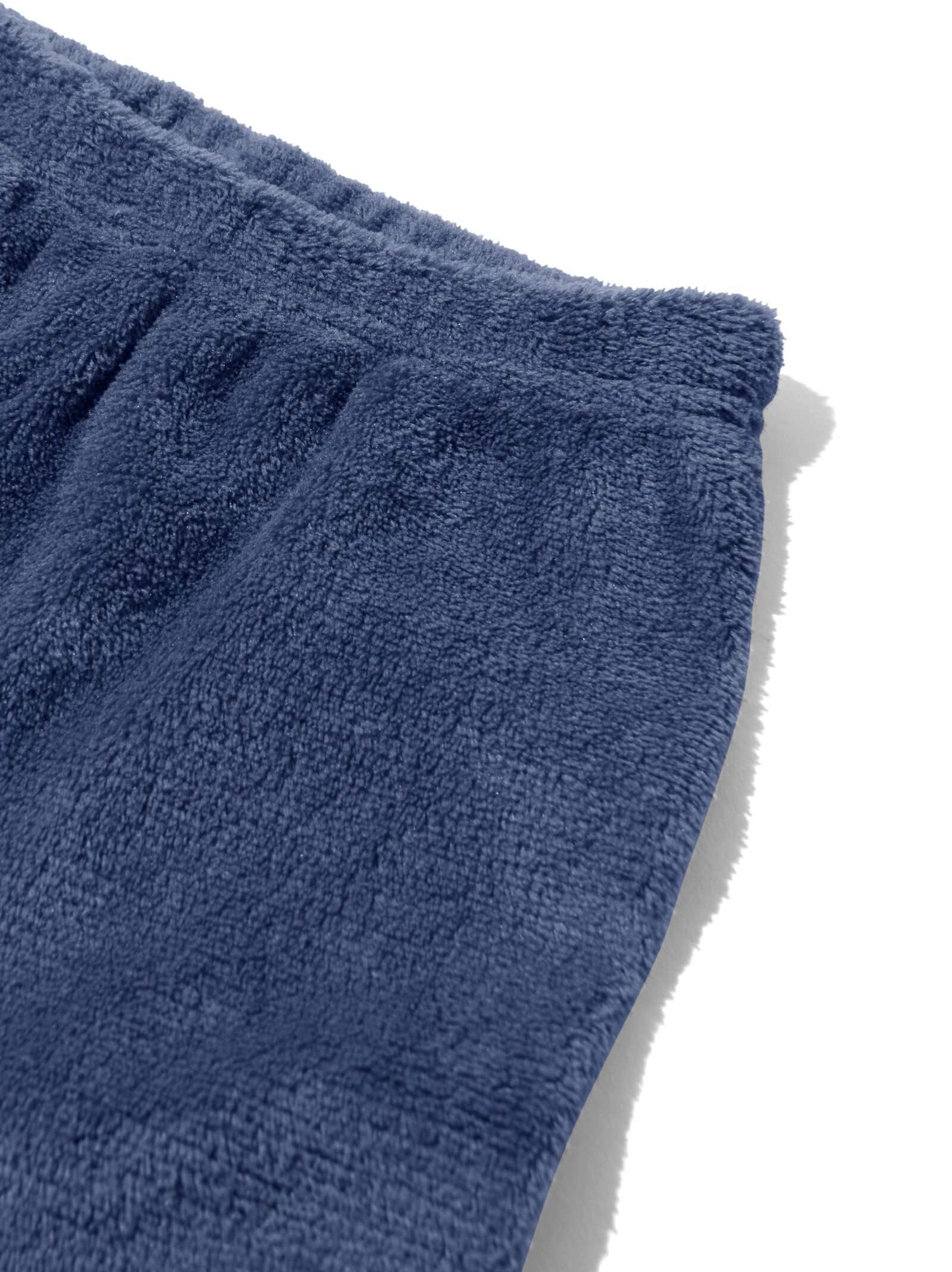 kinder pyjama fleece hond donkerblauw 146/152 - 23030486 - HEMA