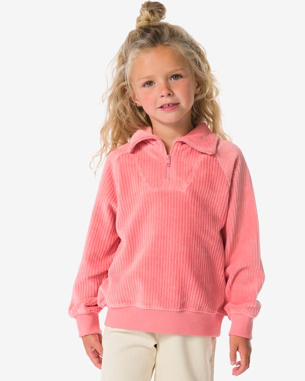 kindertrui corduroy roze roze - 30834601PINK - HEMA