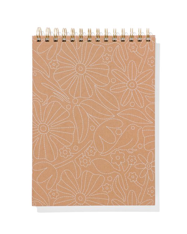 schetsboek met spiraal 25.4x18.6 blanco - 14170112 - HEMA