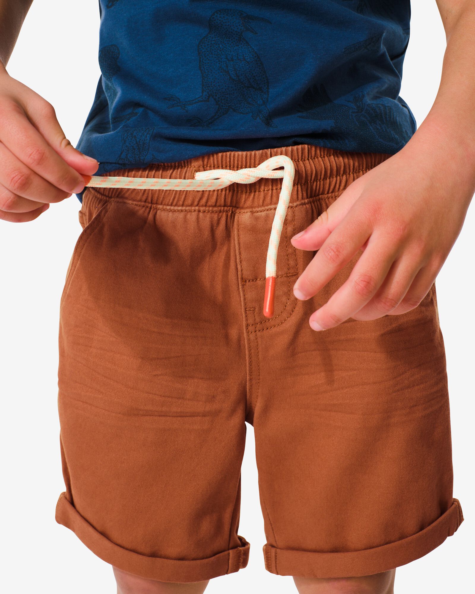 kinder short bruin - 1000030887 - HEMA