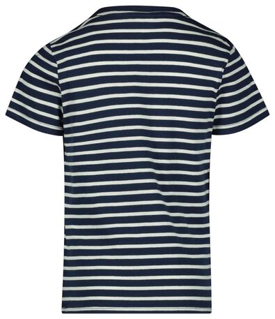 kinder t-shirt strepen donkerblauw - 1000023130 - HEMA