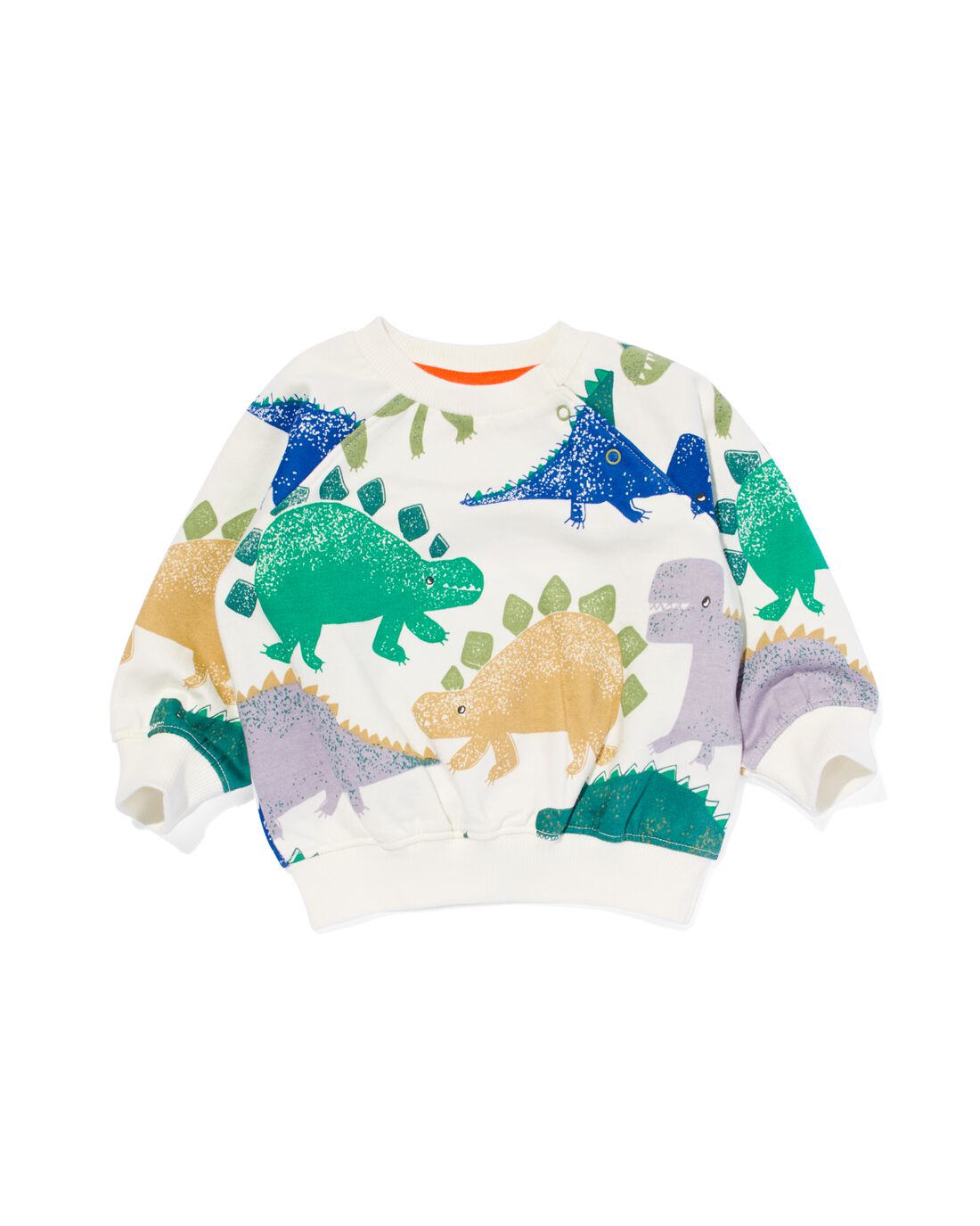 HEMA Baby Sweater Dino&apos;s Ecru (ecru)
