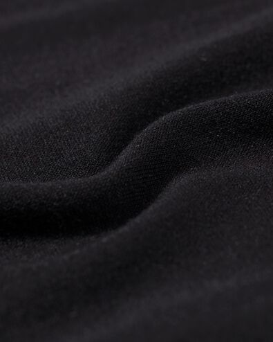 damesnachtshirt viscose zwart M - 23450182 - HEMA