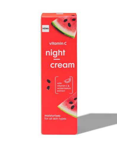 nachtcrème met vitamine C 50ml - 17870072 - HEMA