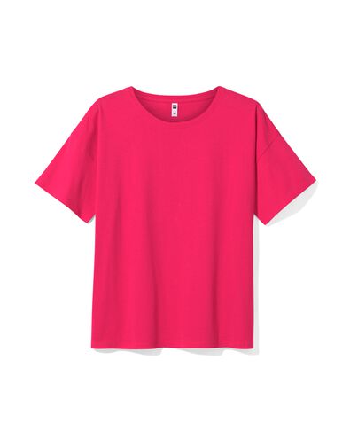 dames t-shirt Daisy roze XL - 36262754 - HEMA
