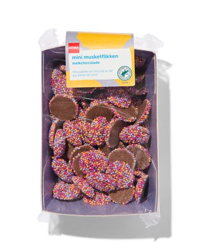 mini musketflikken melkchocolade 150gram - 10350062 - HEMA mini musketflikken melkchocolade 150gram - 10350062 - HEMA