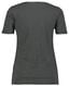 dames t-shirt strepen zwart/wit M - 36304782 - HEMA
