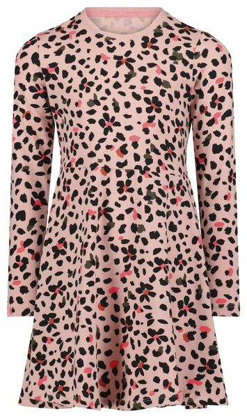 kinderjurk luipaardvlekken roze - 1000024707 - HEMA