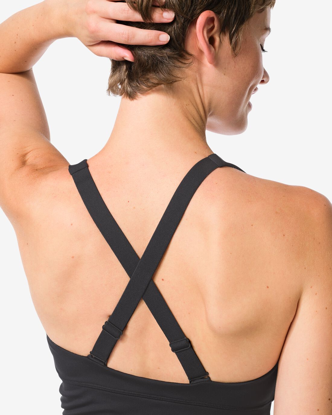 HEMA Sport Bh Light Support Zwart (zwart)