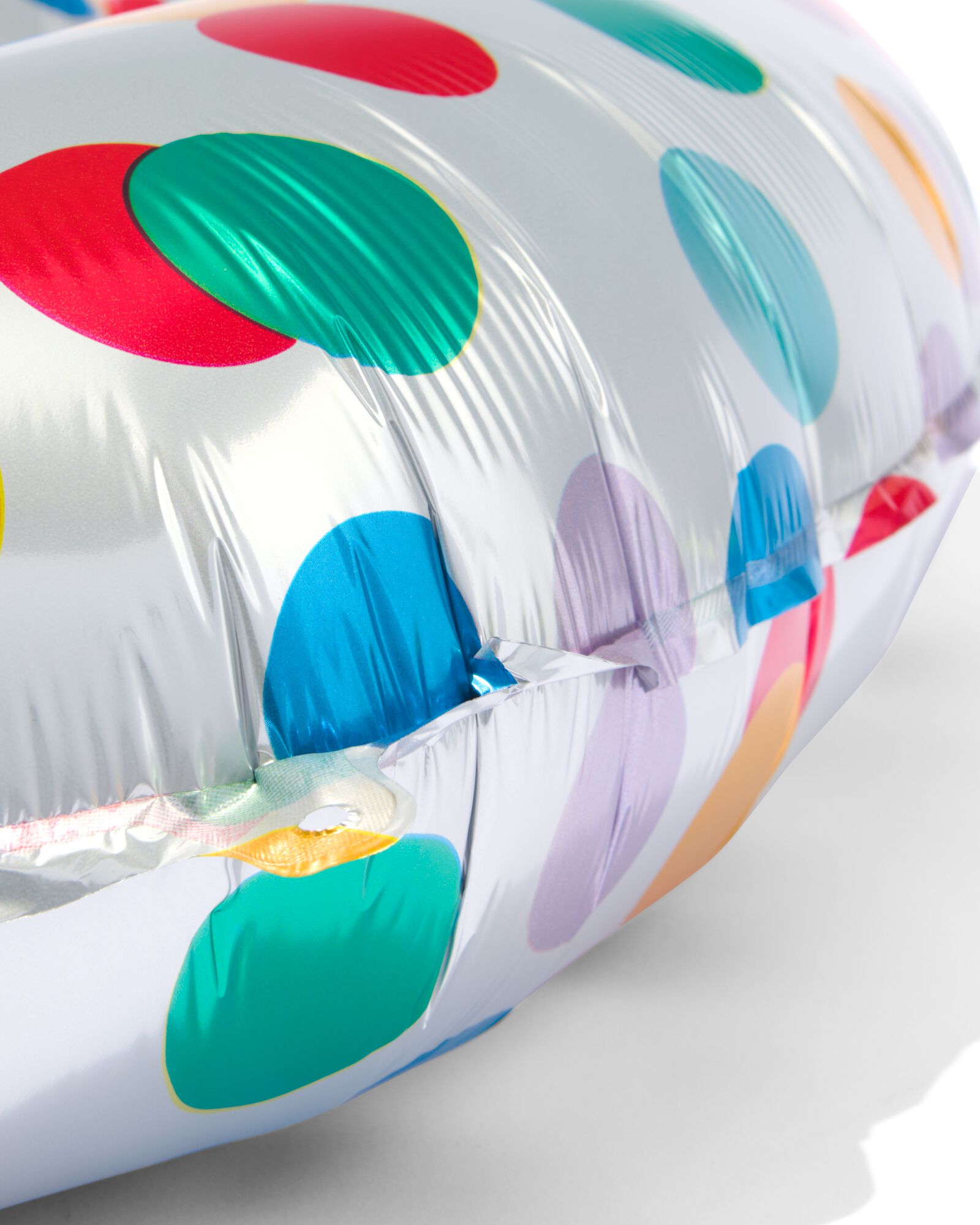 folieballon met confetti XL cijfer 4 - 14200634 - HEMA