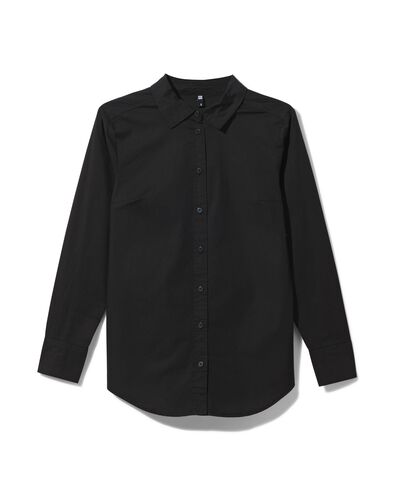dames blouse Indie zwart S - 36352676 - HEMA