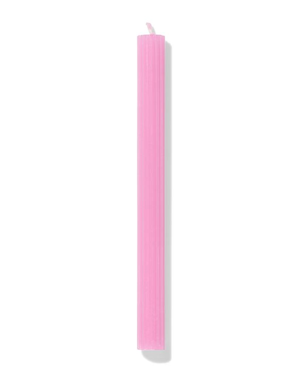 huishoudkaars Ø2.2x24cm relief roze - 13504020 - HEMA