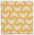 theedoek - 65 x 65 - katoen - okergeel croissant - 5400105 - HEMA