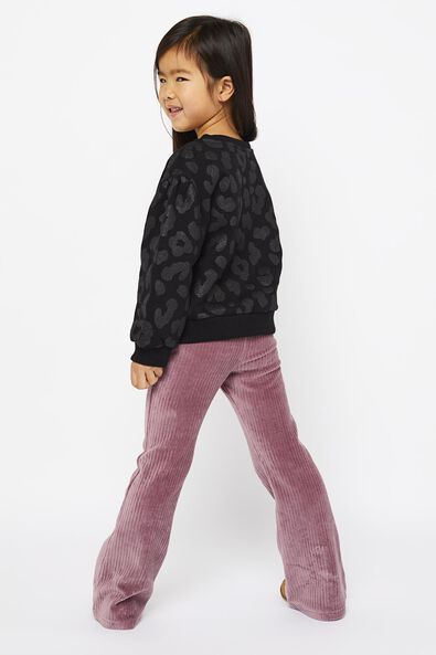 kindersweater glitter zwart - 1000021867 - HEMA