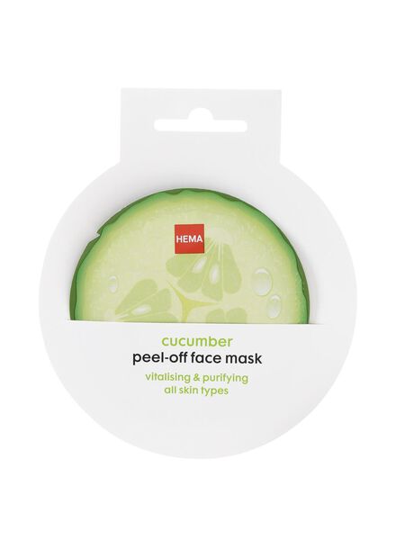 peel-off masker met komkommer - 17850037 - HEMA