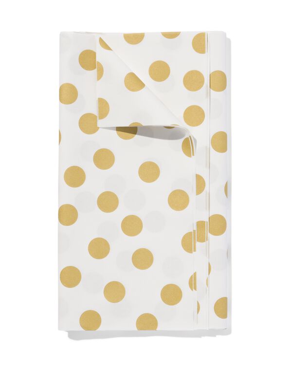tafelkleed gouden stip 200x138cm - 14250213 - HEMA