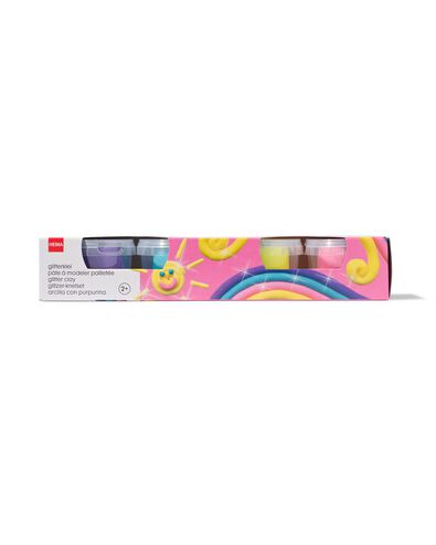 glitterklei - 4 stuks - 15920056 - HEMA