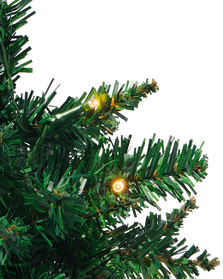 mini kerstboom met 15 LED lampjes Ø20x35 - 25550013 - HEMA