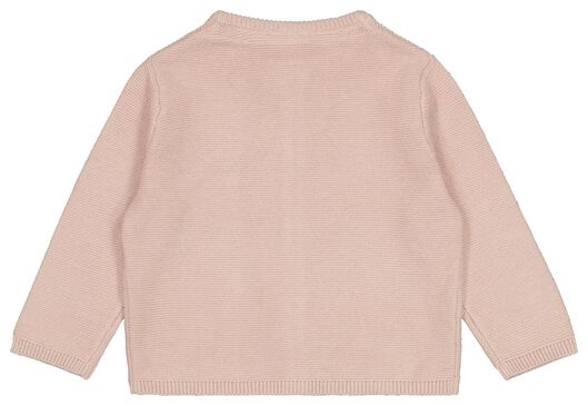 baby vest gebreid roze 68 - 33074142 - HEMA