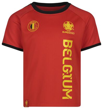EK voetbal kinder t-shirt rood - 1000019552 - HEMA