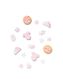 versierplezier eetbare versierset - babyfeest roze - 10280010 - HEMA