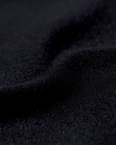 heren fleece sportshirt zwart zwart - 36090160BLACK - HEMA