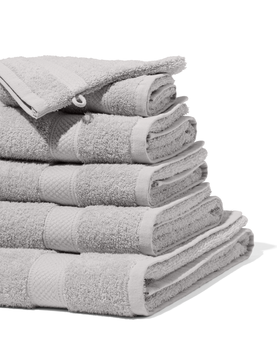 HEMA Handdoeken - Zware Kwaliteit Lichtgrijs (lichtgrijs)