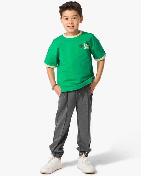 kindersweatbroek  donkergrijs donkergrijs - 30787319DARKGREY - HEMA