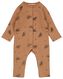 newborn jumpsuit padded zon bruin bruin - 1000026233 - HEMA