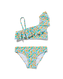 kinder bikini asymmetrisch groen groen - 1000030512 - HEMA