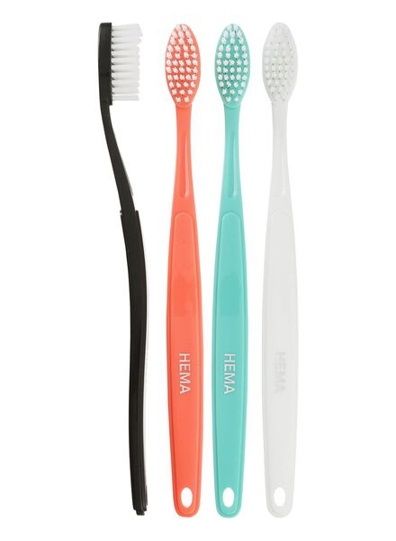 tandenborstels - medium - 4 stuks - 11141014 - HEMA