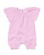 newborn jumpsuit mousseline paars 56 - 33488212 - HEMA