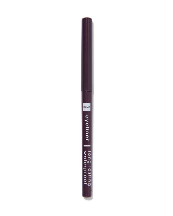 perfect eyeliner waterproof aubergine - 11210247 - HEMA