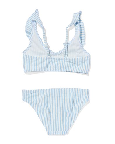 kinder bikini met strepen lichtblauw lichtblauw - 22219630LIGHTBLUE - HEMA